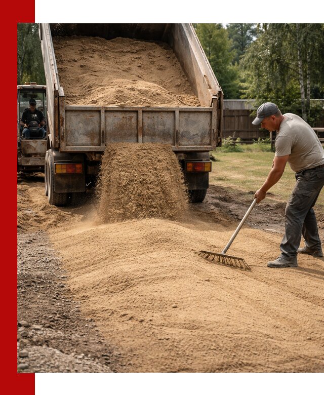 Отсыпка участка песком в Муроме быстро и качественно
