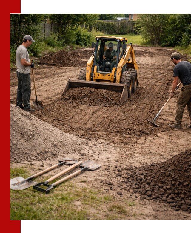 Планировка участка грунтом с вывозом и доставкой в Муроме