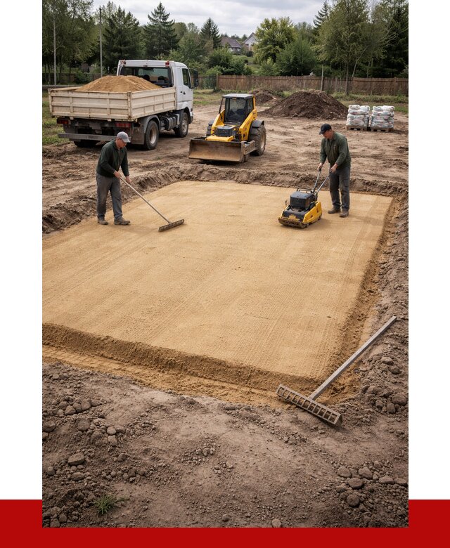 Устройство песчаной подушки в Муроме от 4595 р. ПРОНЕРУДМум