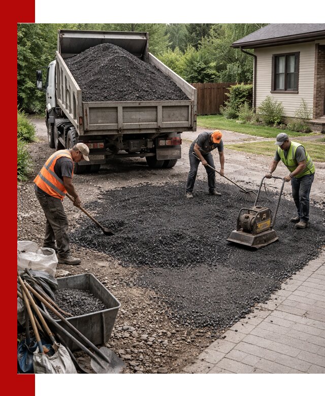 Асфальтовая крошка для двора с доставкой в Муроме
